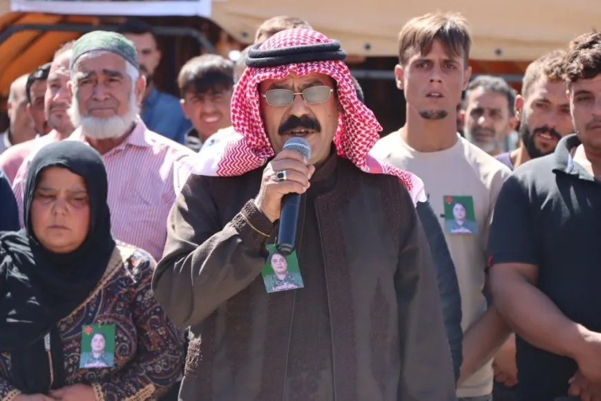 Ji bo şervana YPJ`ê Nisrîn Çiya merasîma xiyabî