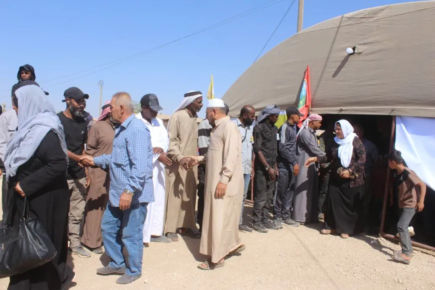 Şêniyên Cizîrê sersaxî da malbata şehîd Ebduselam El Nasir