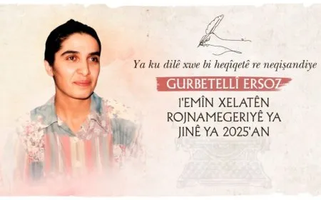 Xelatên Rojnamegeriya Jinan a Gurbetellî Ersoz diyar bûn