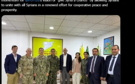 Tom Barrack li ser hevdîtina bi Mazlûm Ebdî re daxuyanî da