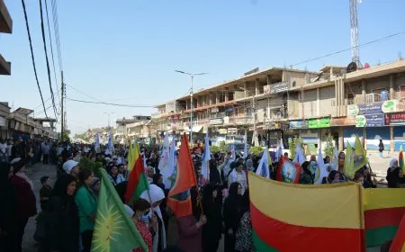 Li Girkê Legê bi sedan kes ji bo Şêxmeqsûd û Eşrefiyê meşiyan