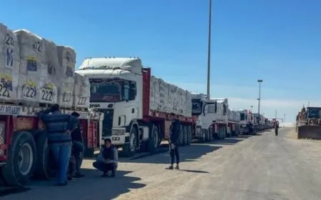 Bi hezaran kamyon amade ne ku alîkariyan bigihînin Xezayê