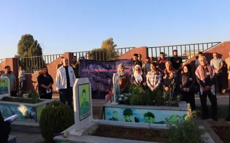Li Qamişloyê şehîdên ragihandina azad hatin bibîranîn