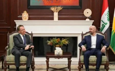 Bafil Talebanî bi balyozê Fransa yê Iraqê re civiya