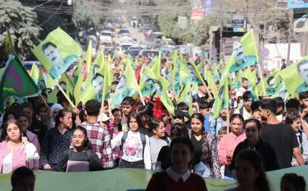 Jinên Ciwan ên  Helebê azadiya fîzîkî ya Rêber APO xwestin