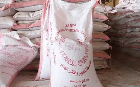 850 ton tovê genim li Hesekê hatiye belavkirin