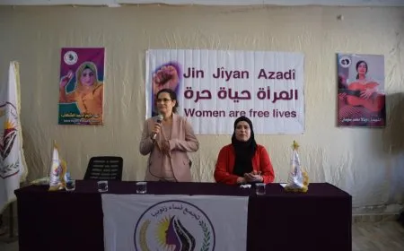 Îlham Ehmed: Armanca Rêveberiya Xweser rêveberiyeke nenavendî û demokratîk e