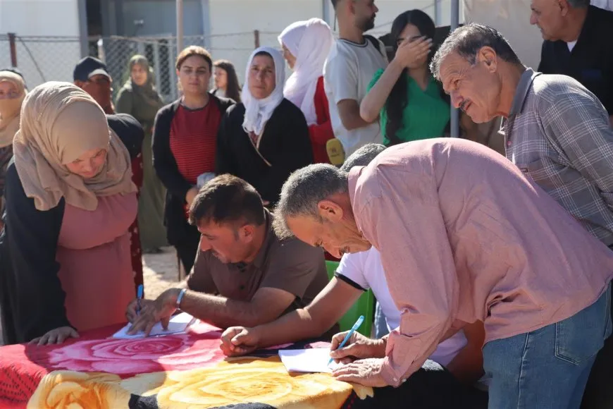 Koçberên Serêkaniyê ji bo vegera ewle kampanya da destpêkirin