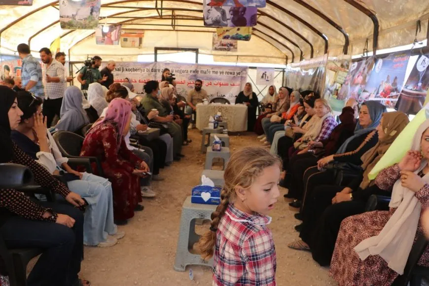 Koçberên Serêkaniyê ji bo vegera ewle kampanya da destpêkirin