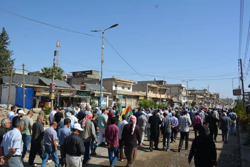 Li Girkê Legê bi sedan kes ji bo Şêxmeqsûd û Eşrefiyê meşiyan