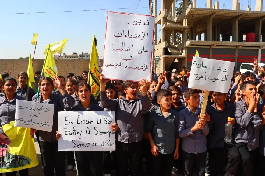 Li Bakur û Rojhilatê Sûriyeyê û Lubnanê êrişên dijî Şêxmeqsûdê û Eşrefiyê hatin şermezarkirin
