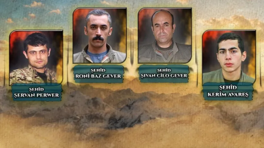 HPG’ê 4 şehîd bi bîr anîn