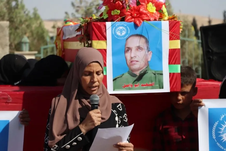 Li Sirînê şehîd Abo Wasil bi merasîmekê hat oxirkirin