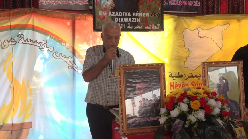 Li Reqayê sersaxî ji malbata 2 şervanên QSDˊê re hat xwestin