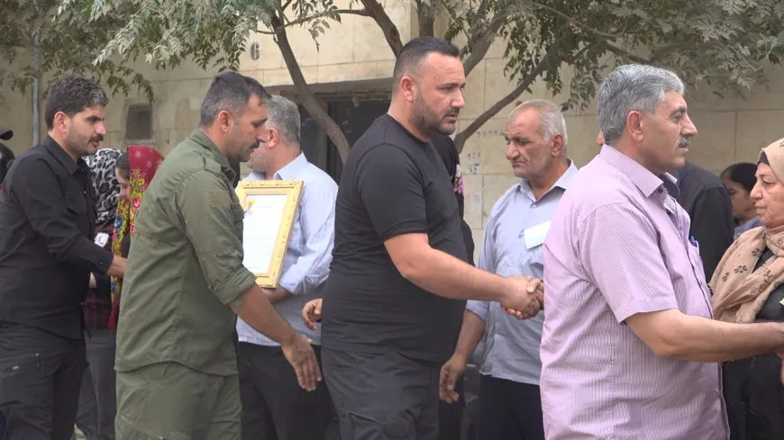 Li Reqayê sersaxî ji malbata 2 şervanên QSDˊê re hat xwestin