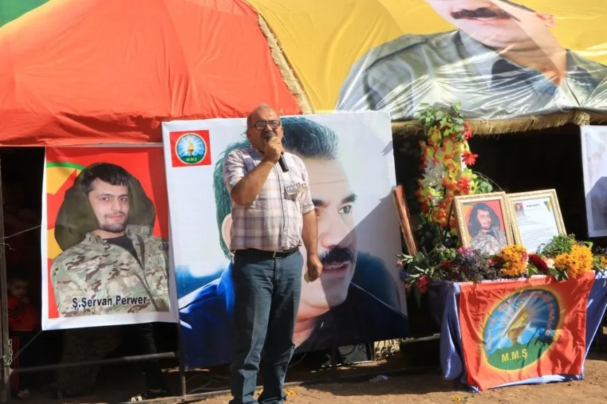 Li Kobanê merasîma sersaxiyê ya şehîd Şervan Perwer