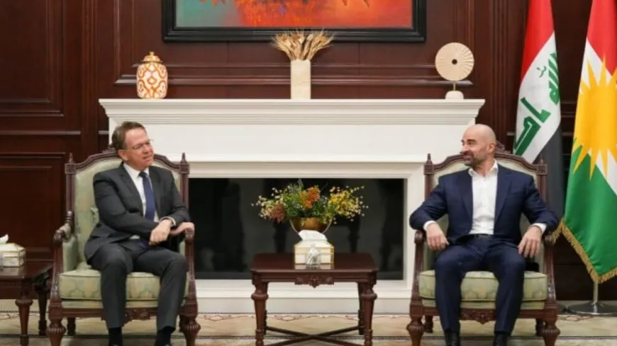 Bafil Talebanî bi balyozê Fransa yê Iraqê re civiya