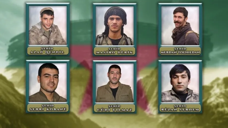 HPG’ê 6 gerîlayên şehîd bi bîr anîn