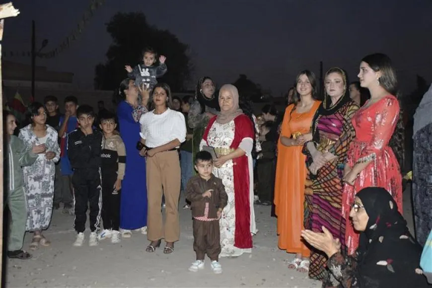 Li Til Temirê bi pêxistina agirê Newrozê bersiva siyaseta paşguhkirinê hat dayîn