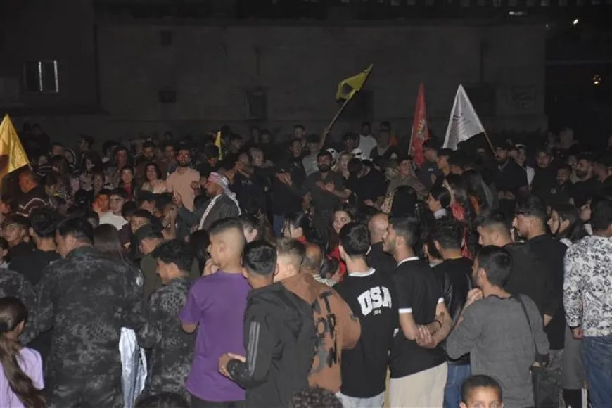 Li Til Temirê bi pêxistina agirê Newrozê bersiva siyaseta paşguhkirinê hat dayîn