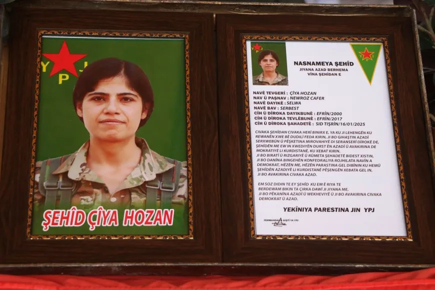 Ji bo şervana YPJ’ê Çiya Hozan merasîm hat lidarxistin