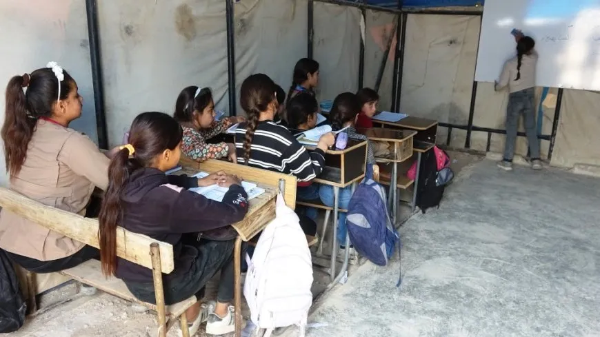 Konên dibistana kampa Girê Spî tên sererastkirin