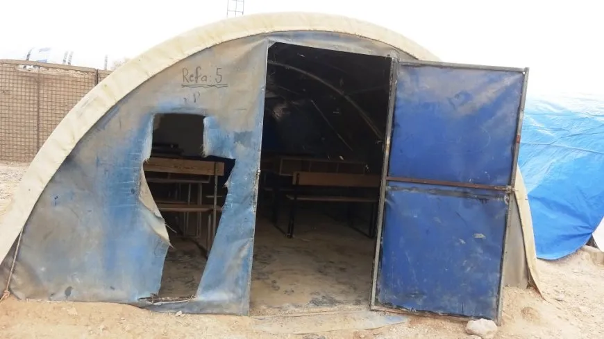 Konên dibistana kampa Girê Spî tên sererastkirin