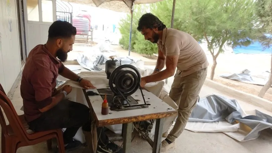 Konên dibistana kampa Girê Spî tên sererastkirin