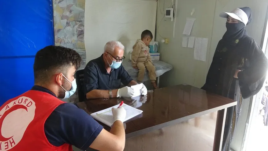 Mehane xizmetên tenduristiyê ji bo hezar koçberî tên pêşkêşkirin