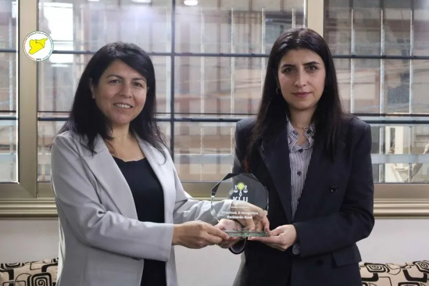 MSDˊê şandeyek ji rêxistinên civaka sivîl ên Ewropayê pêşwazî kir