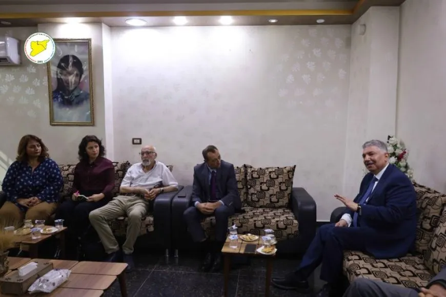 MSDˊê şandeyek ji rêxistinên civaka sivîl ên Ewropayê pêşwazî kir