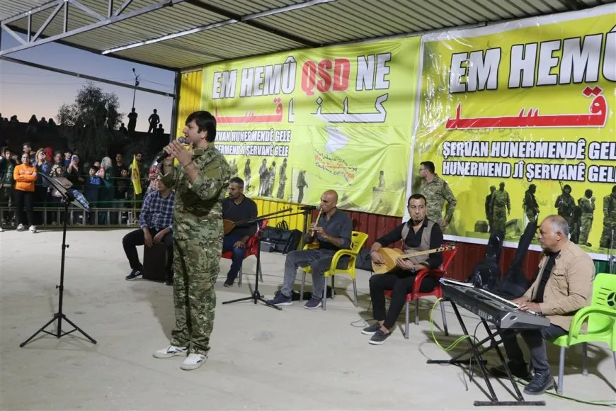 Xelkê Hesekê bi şahiyekê piştgirî da QSDˊê