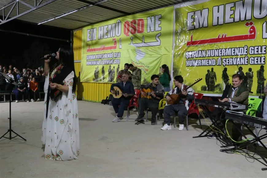 Xelkê Hesekê bi şahiyekê piştgirî da QSDˊê