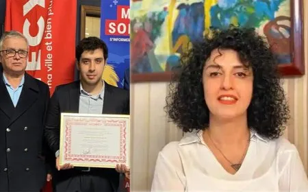 Şaredariyek Fransayê hemwelatiya rûmetê da Nêrgiz Mihemedî