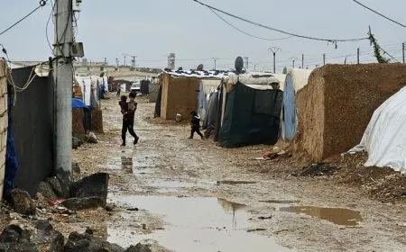 Baranê zehmetiyên koçberên kampa Waşûkanî zêde kirin