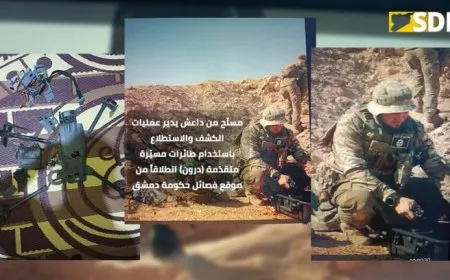 QSD: Hêzên me 2 dronên DAIŞ`ê li Reqayê xistin xwarê