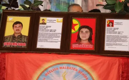 Li Helebê merasîma şehîd Axîn û şehîd Gabar