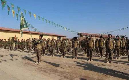 Hêzên Erkê Xweparastinê perwerdeya 450 şervanên nû bi dawî kir
