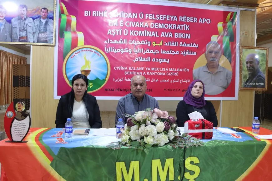 Meclisa Malbatên Şehîdan a kantona Cizîrê civîna salê li dar xist