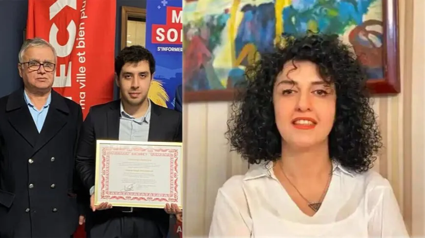 Şaredariyek Fransayê hemwelatiya rûmetê da Nêrgiz Mihemedî