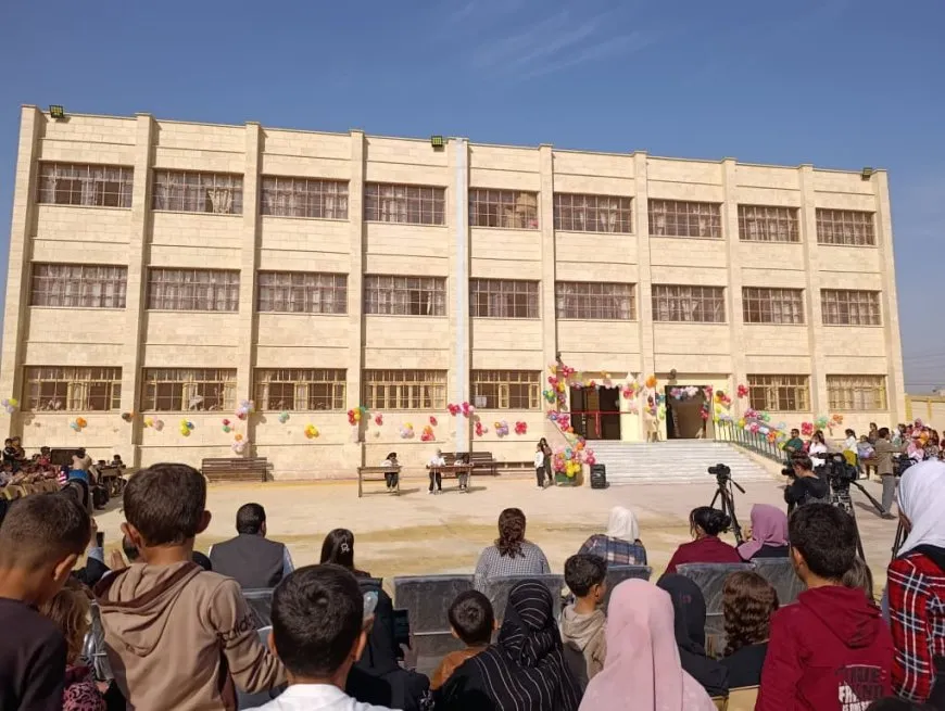 Li Reqayê dibistaneke seretayî hat vekirin