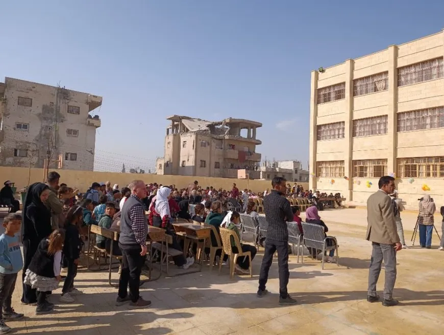 Li Reqayê dibistaneke seretayî hat vekirin