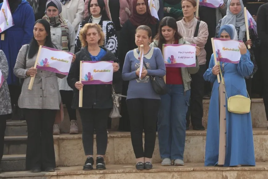 Jinên Bakur û Rojhilatê Sûriyeyê starta çalakiyên 25’ê Mijdarê dan
