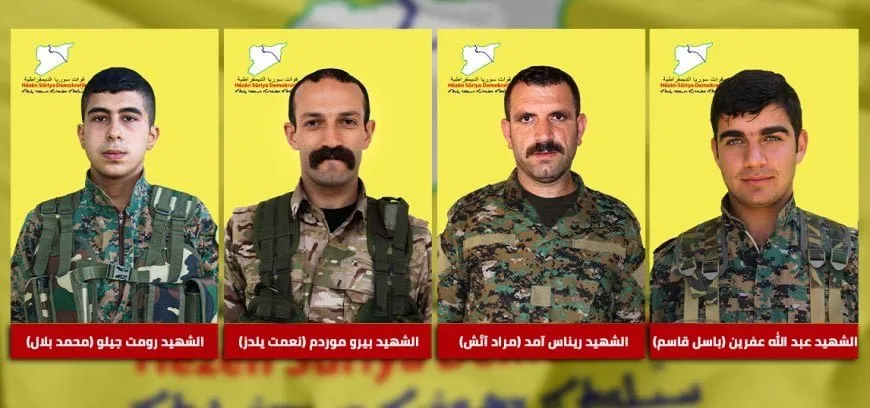 QSD: Abdullah, Pîro, Rênas û Rûmet bûn sembola berxwedana me ya şoreşgerî