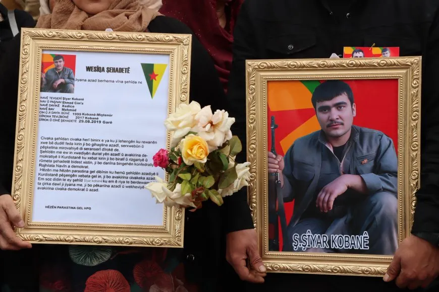 Sersaxî dan malbatên 2 gerîlayên şehîd
