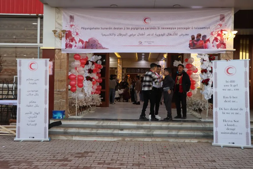 Hunerên zarokên bi nexweşiya talasîmyayê hatin pêşandan