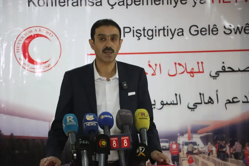 Heyva Sor a Kurd têkildarî rewşa Siwêdayê civîneke çapemeniyê li dar xist