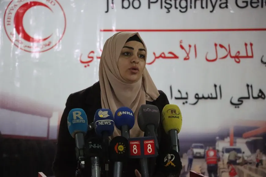Heyva Sor a Kurd têkildarî rewşa Siwêdayê civîneke çapemeniyê li dar xist