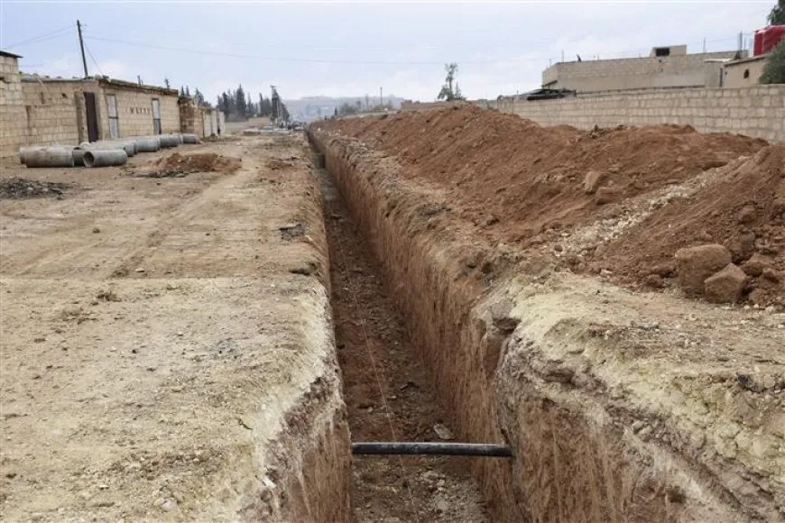 Şaredariya Til Temirê projeya kanalîzasyonê bi dawî dike