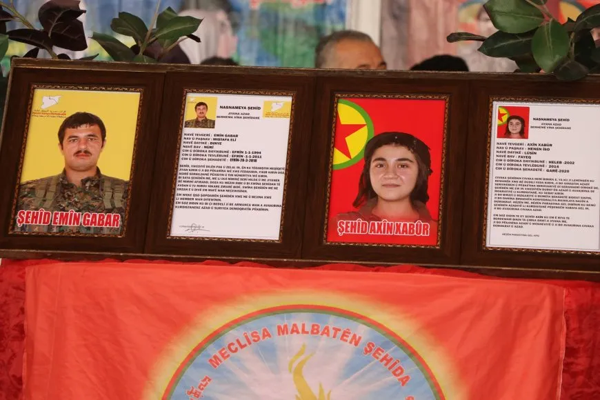 Li Helebê merasîma şehîd Axîn û şehîd Gabar
